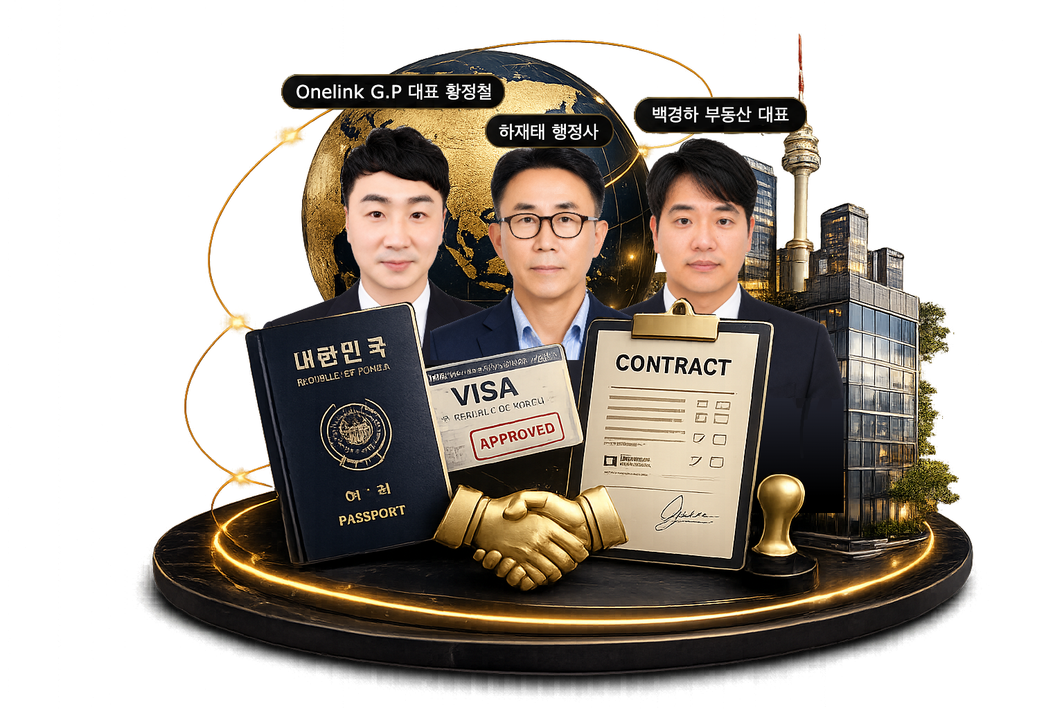 글로벌 비자 · 법인 · 부동산 원스톱 서비스